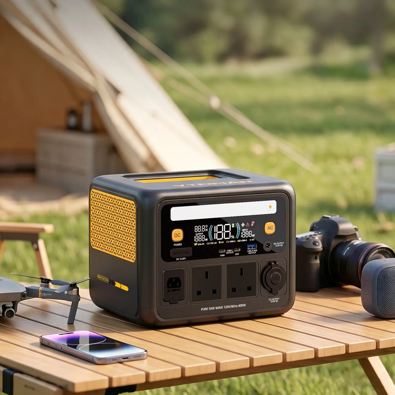Jump 600W/268.8Wh 110W Solar Generator V-BEYOND®