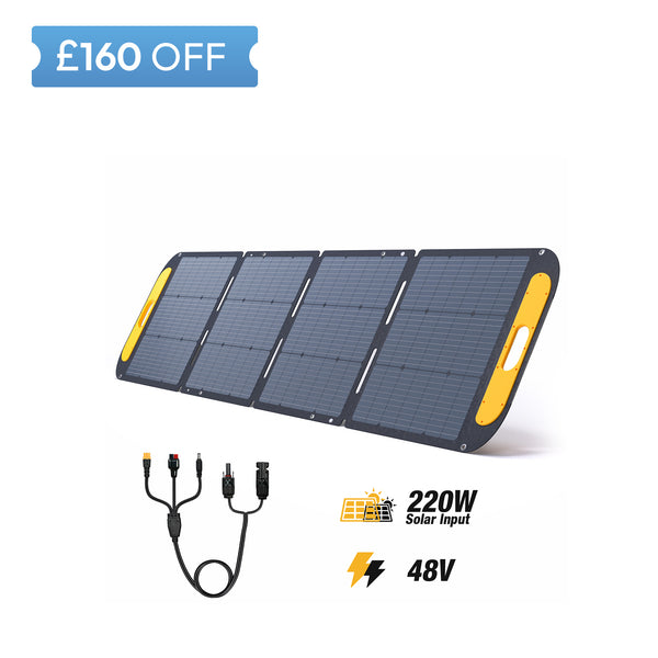 VS220 Pro solar panel save £160 in summer sale