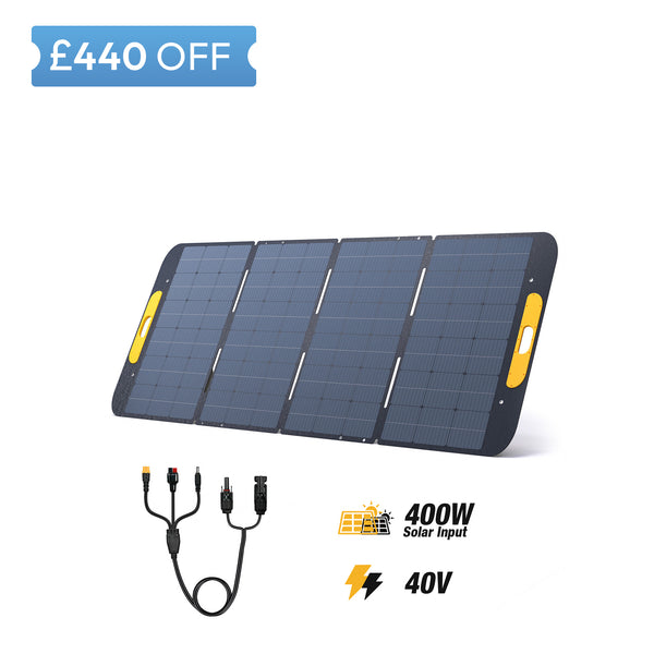 400W solar panel save £440 in summer sale