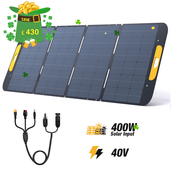 VTOMAN 400W Foldable Portable Solar Panels