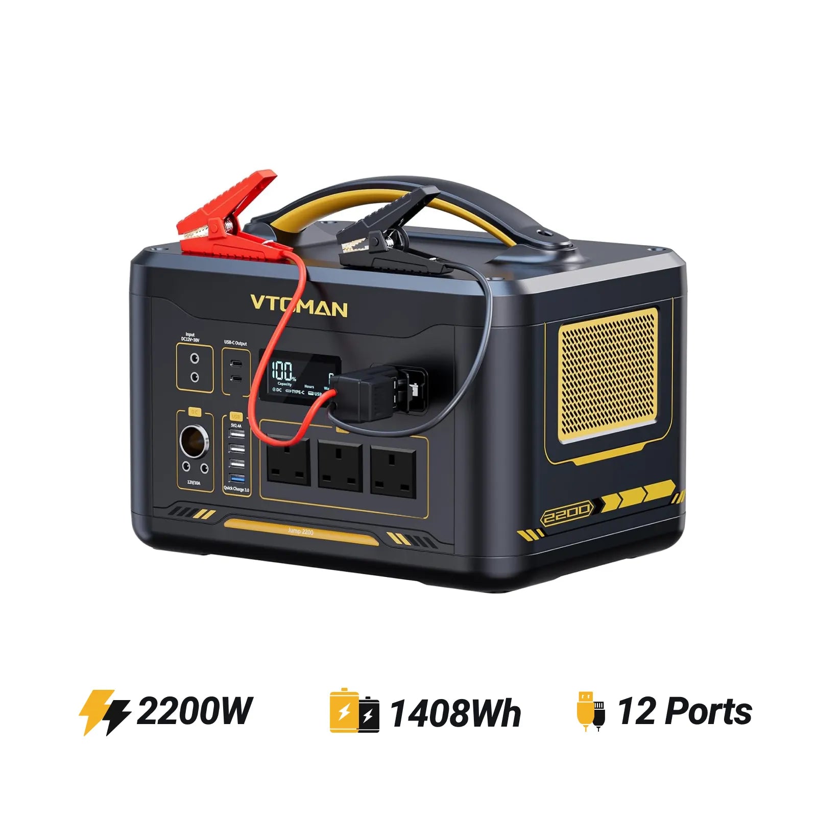 VTOMAN Jump 2200 V-BEYOND® Portable Power Station 1408Wh (NEW)