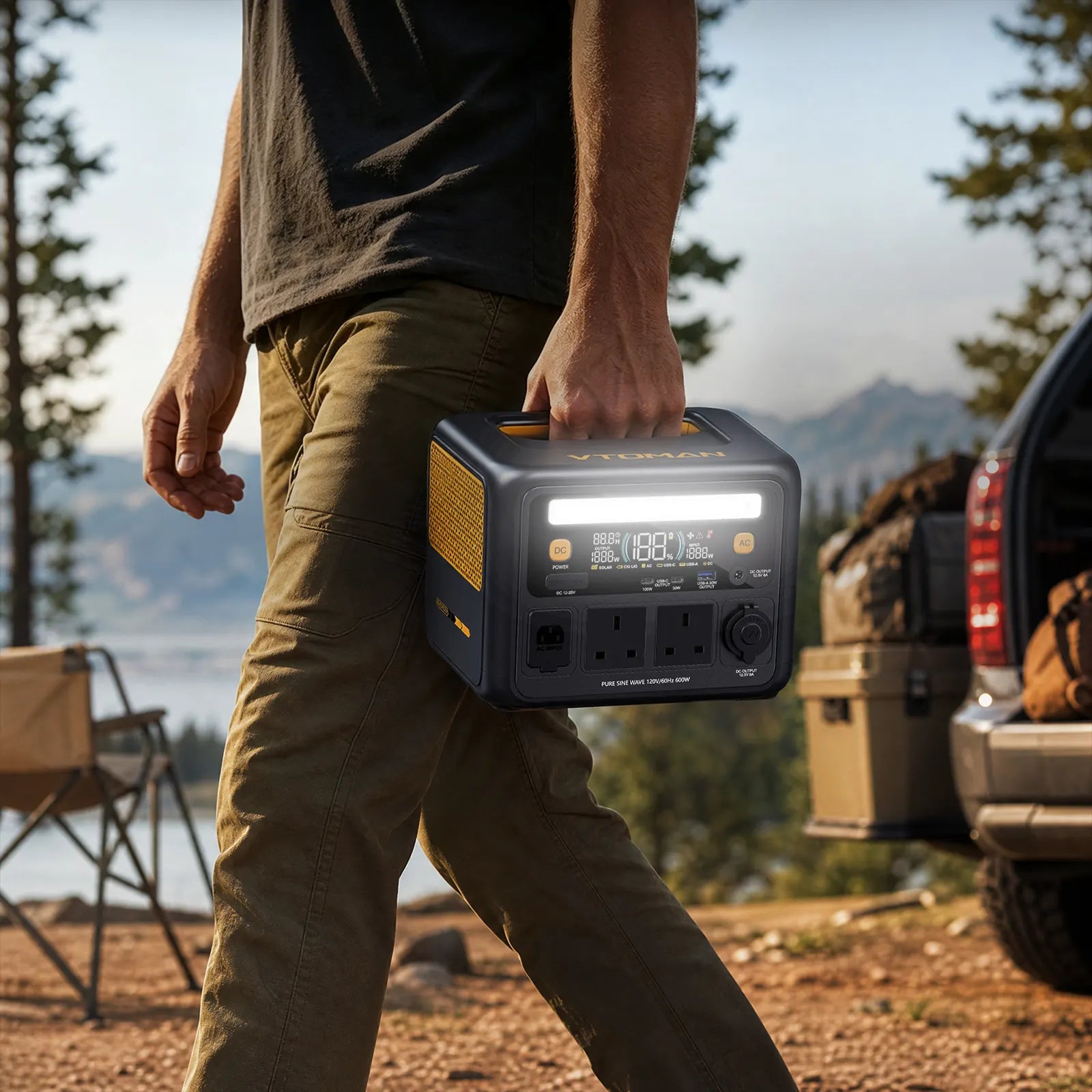 Jump 600W/268.8Wh 110W Solar Generator V-BEYOND®
