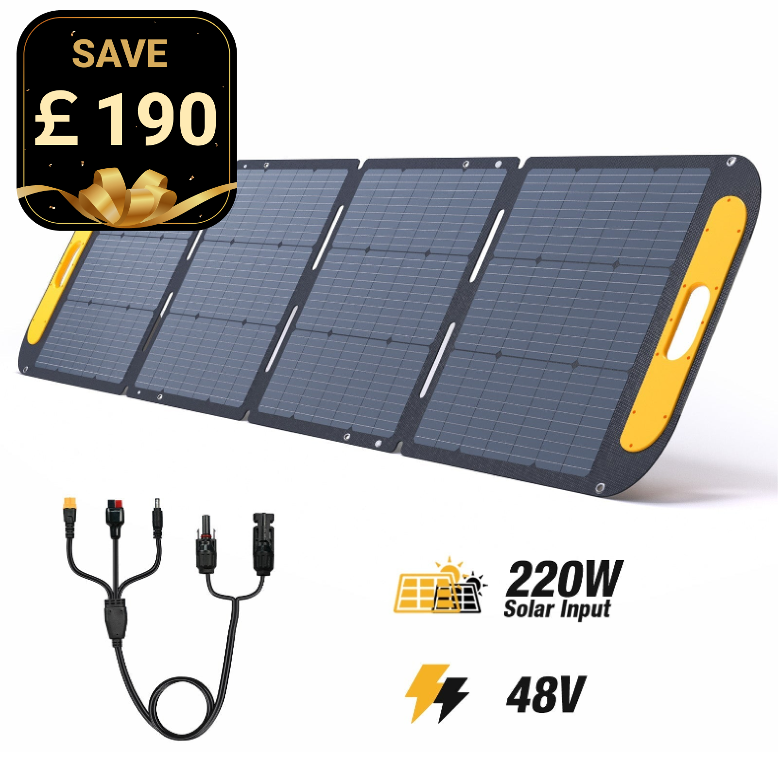 VTOMAN 220W Portable Solar Panel