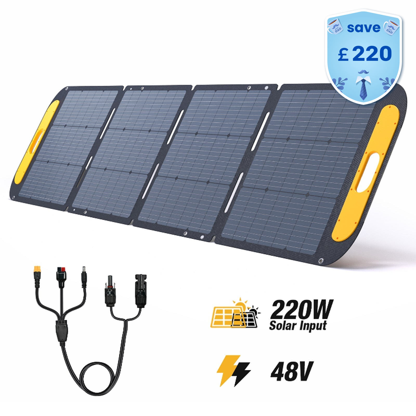 VTOMAN 220W Portable Solar Panel