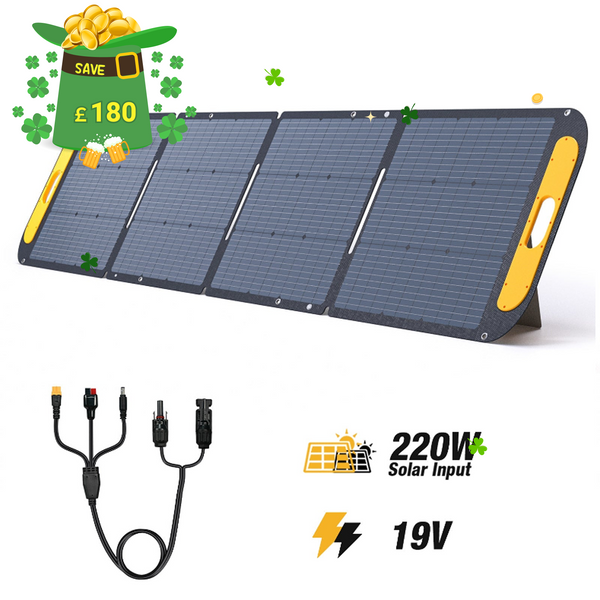 VTOMAN 220W Portable Solar Panel