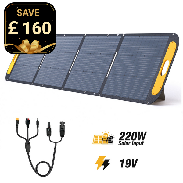 VTOMAN 220W Portable Solar Panel