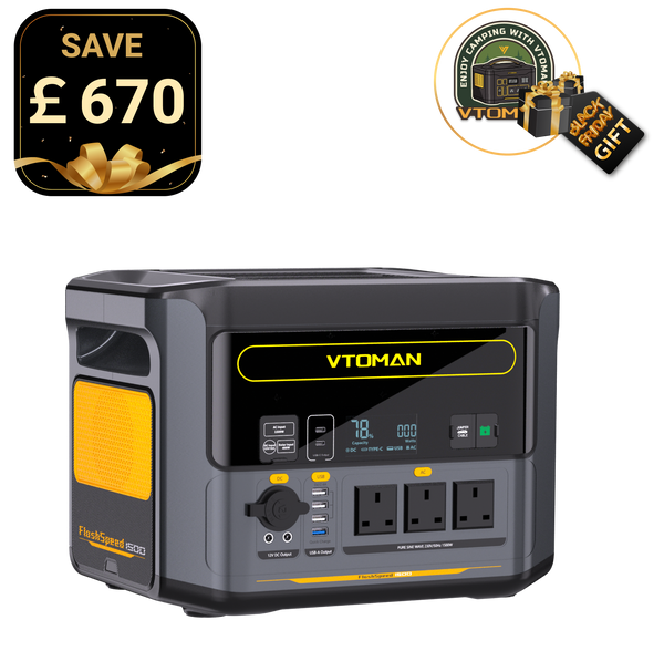 VTOMAN FlashSpeed 1500 Portable Power Station