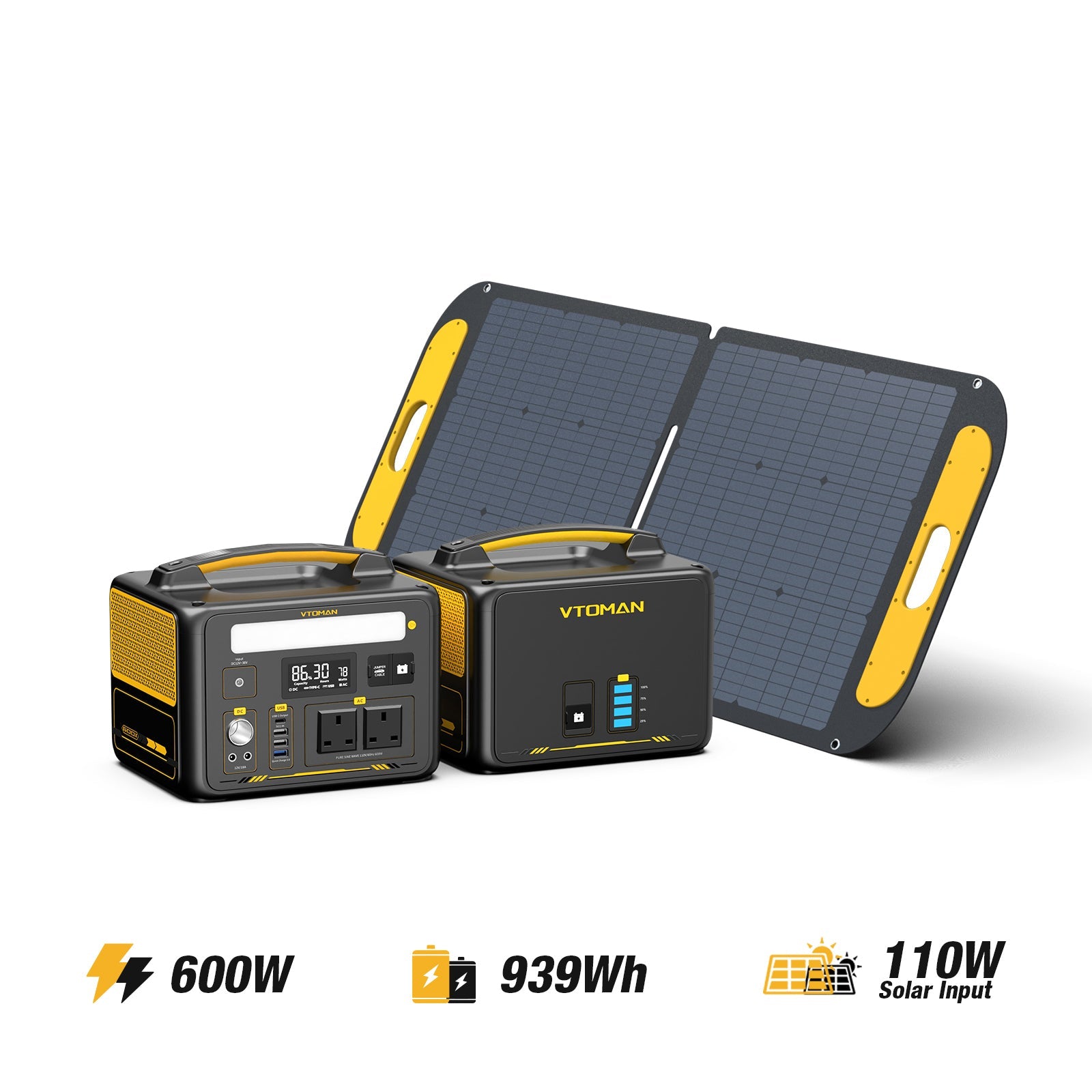 Jump 600W 939Wh 110W Solar Generator