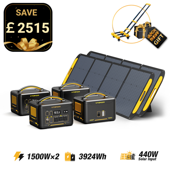 Jump 1500W/4752Wh 440W Solar Generator