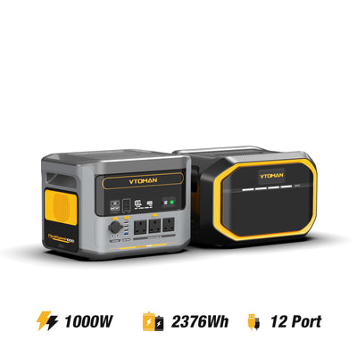 VTOMAN FlashSpeed 1000 V-BEYOND™ with 1548Wh Extra Battery