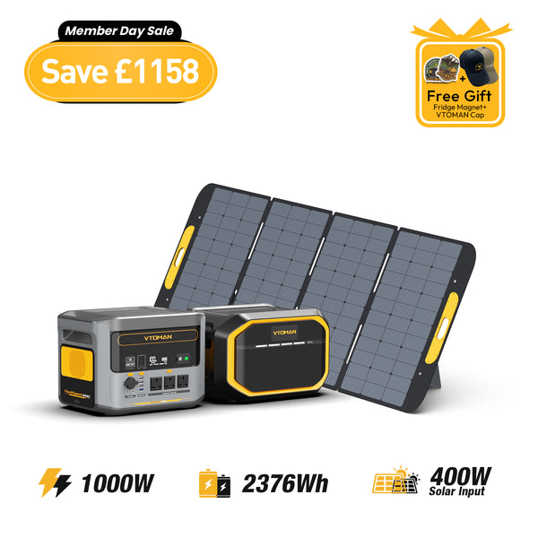 Bundle FlashSpeed 1000+1548Wh EXtra Battery+VS220 Solar Panel
