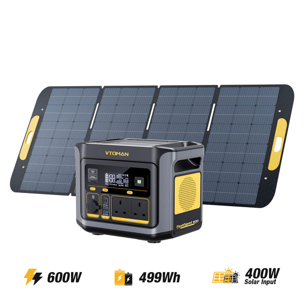 VTOMAN FlashSpeed 600 +400W Solar Panel