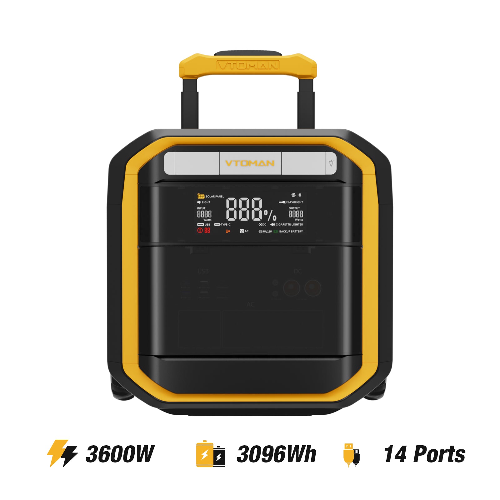 VTOMAN FlashSpeed Pro 3600 Portable Power Station