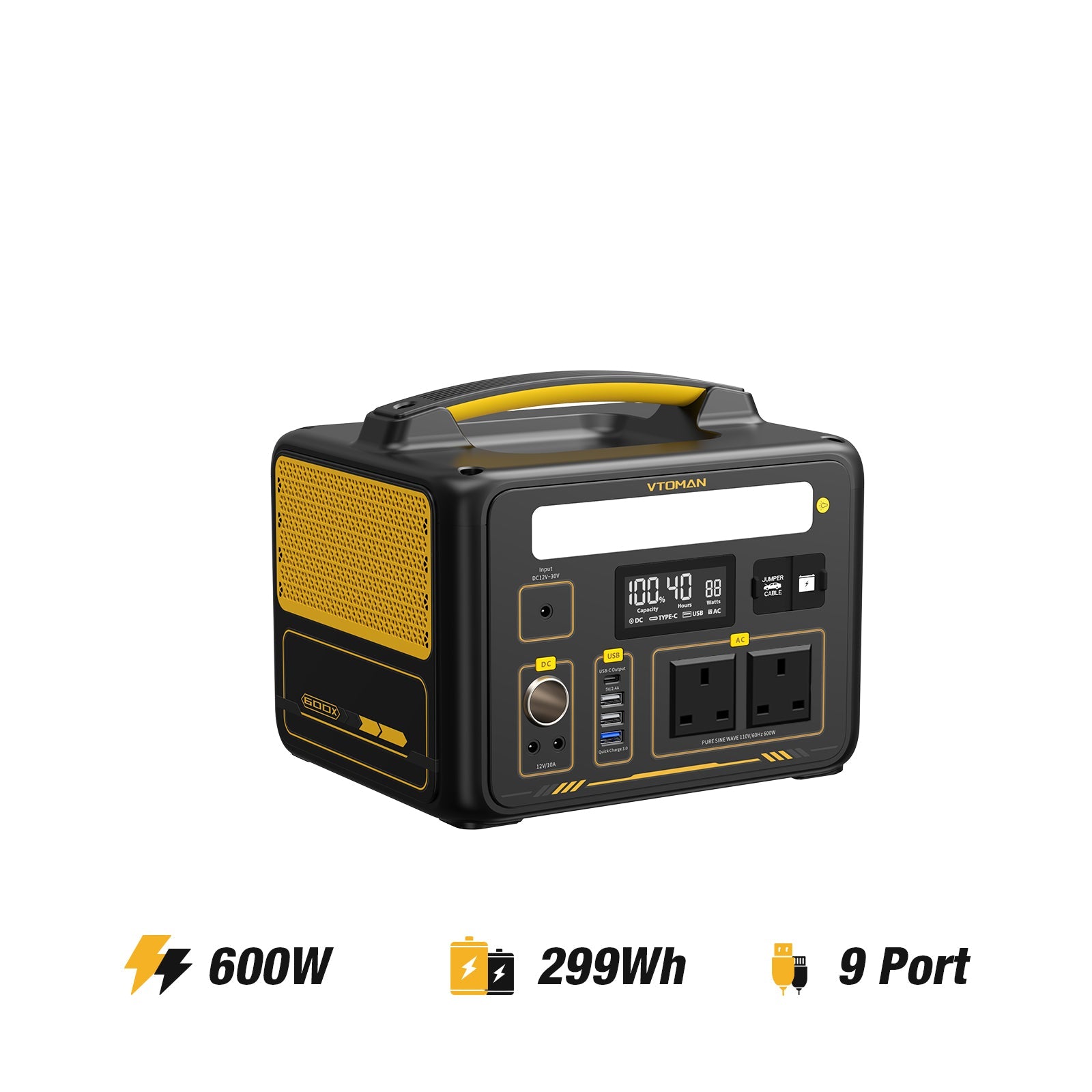 Bundle Jump 600X +640Wh Extra Battery