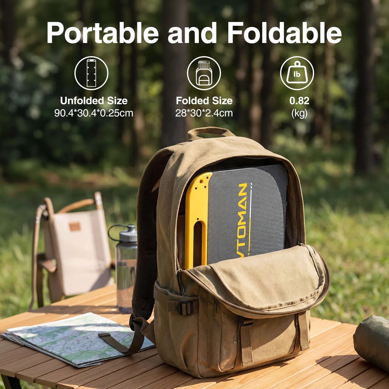 VTOMAN 40W Portable Solar Panel