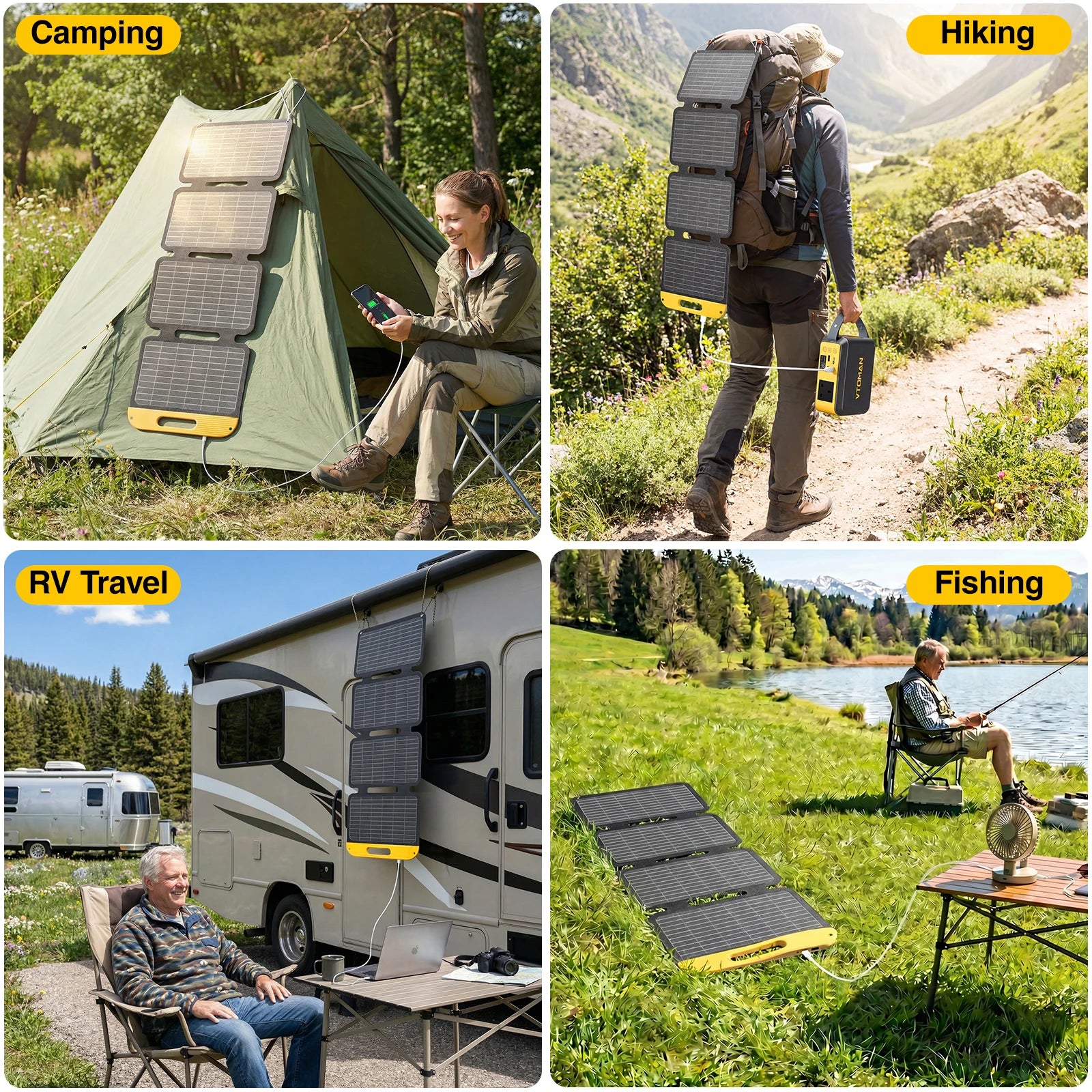 VTOMAN 40W Portable Solar Panel