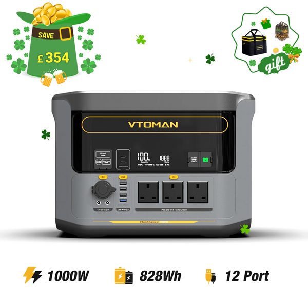 VTOMAN FlashSpeed 1000 Power Station 828Wh | 1000W