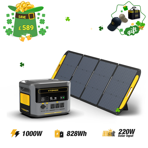 Bundle FlashSpeed 1000+VS220 Solar Panel