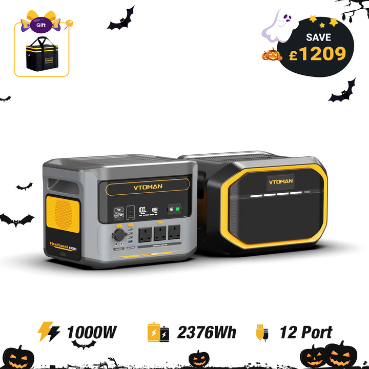 VTOMAN FlashSpeed 1000 Power Station 828Wh | 1000W – UK.VTOMAN