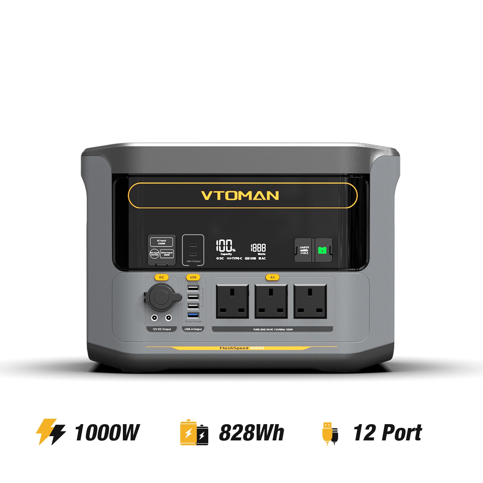 VTOMAN FlashSpeed 1000 Portable Power Station