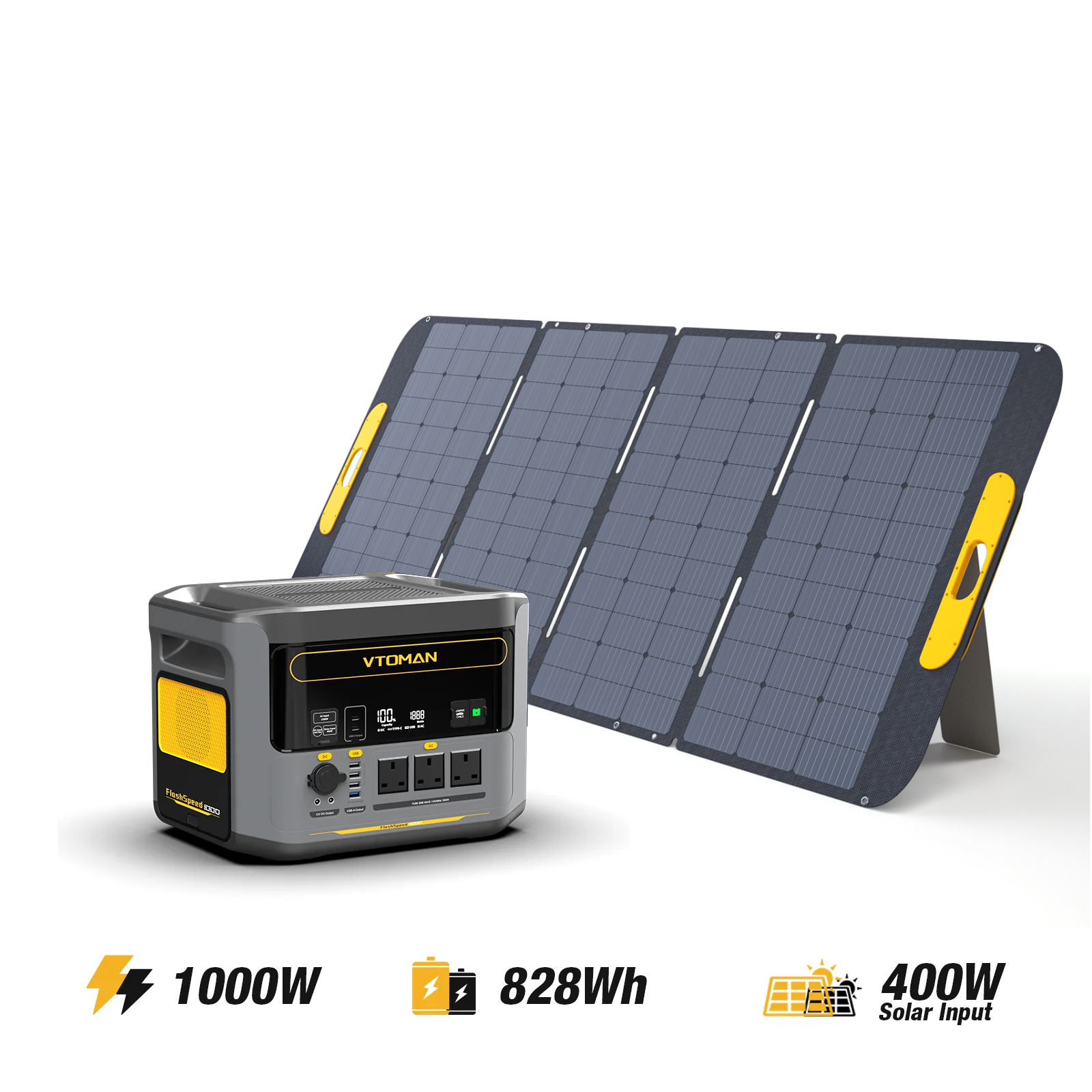 VTOMAN FlashSpeed 1000 Power Station 828Wh | 1000W