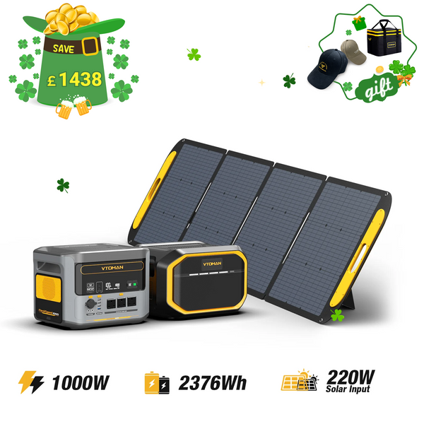 Bundle FlashSpeed 1000+1548Wh EXtra Battery+VS220 Solar Panel