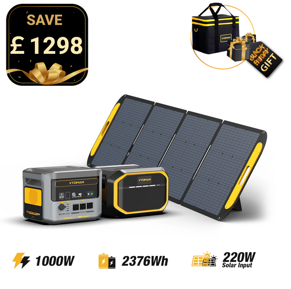 Bundle FlashSpeed 1000+1548Wh EXtra Battery+VS220 Solar Panel