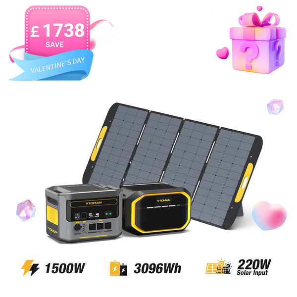 Bundle FlashSpeed 1500+1548Wh Extra Battery+220W Pro Solar Panel