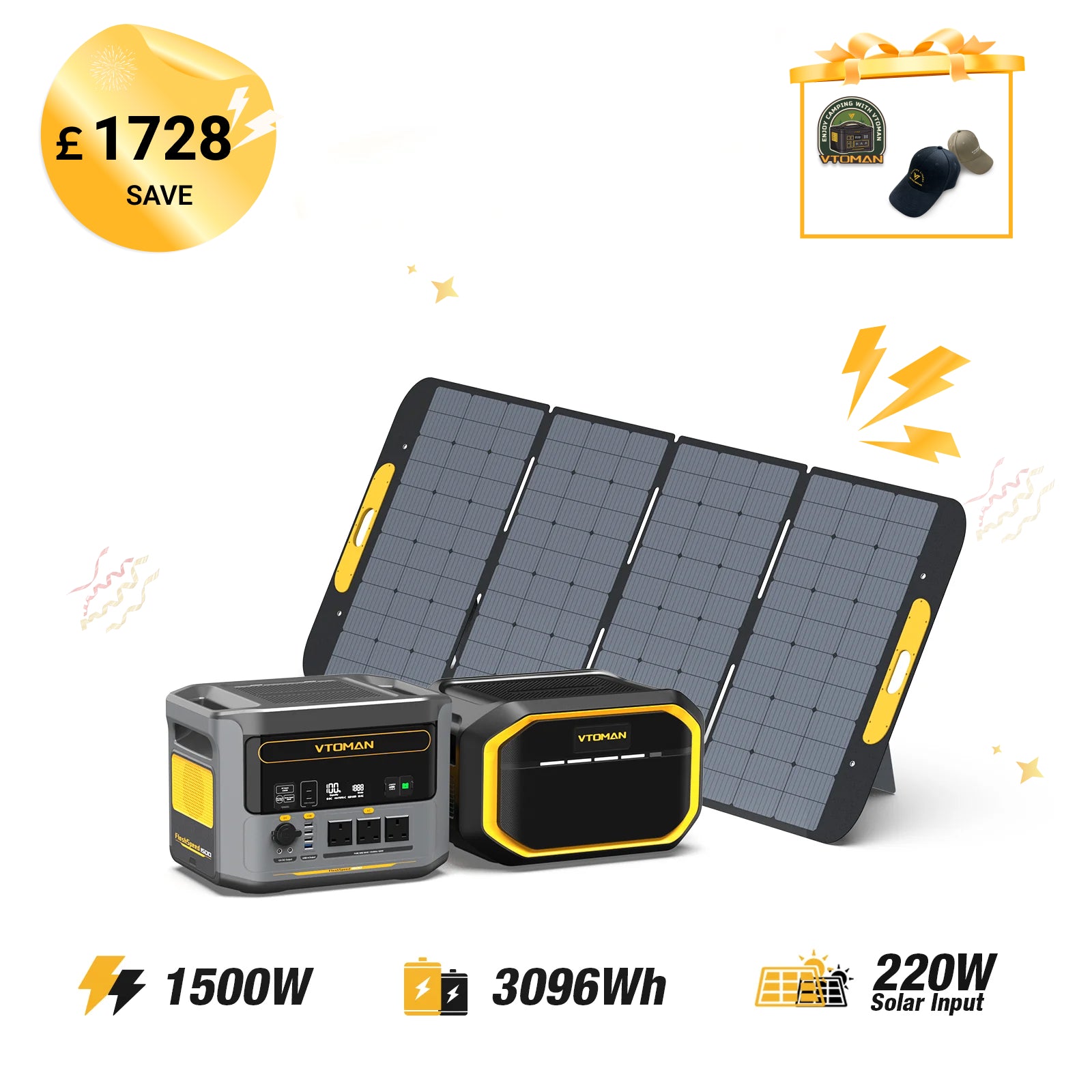 VTOMAN FlashSpeed 1500 Portable Power Station