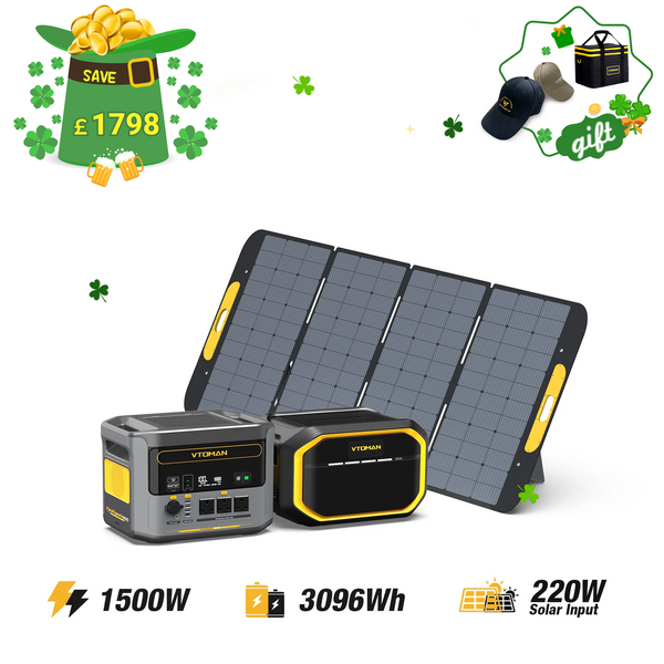 Bundle FlashSpeed 1500+1548Wh Extra Battery+220W Pro Solar Panel