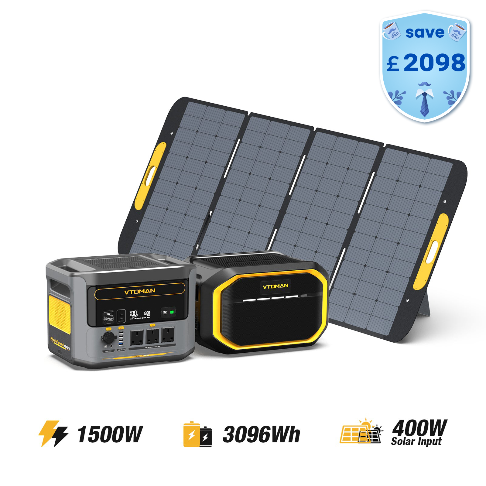 VTOMAN FlashSpeed 1500 Portable Power Station