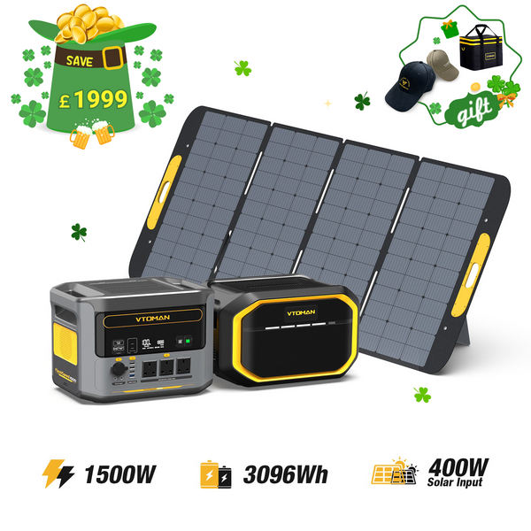 Bundle FlashSpeed 1500+1548Wh Extra Battery+400W Solar Panel