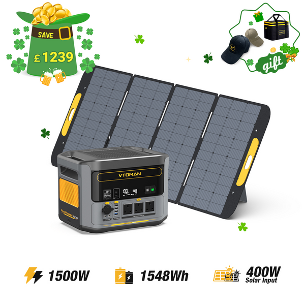 FlashSpeed 1500W/1548Wh 400W Solar Generator