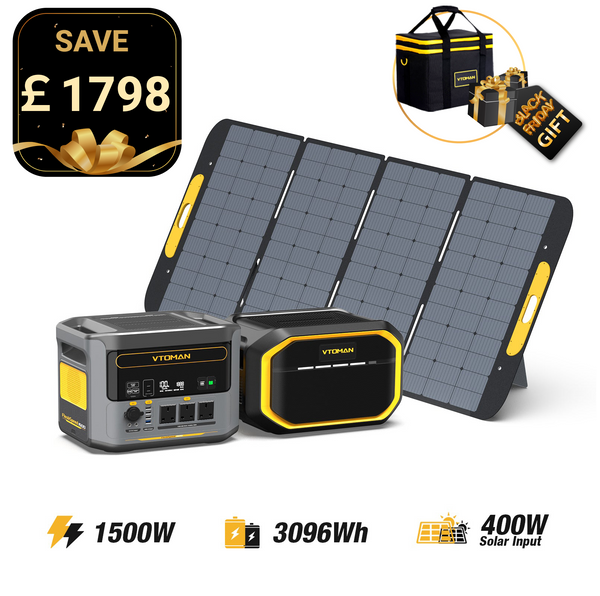 Bundle FlashSpeed 1500+1548Wh Extra Battery+400W Solar Panel