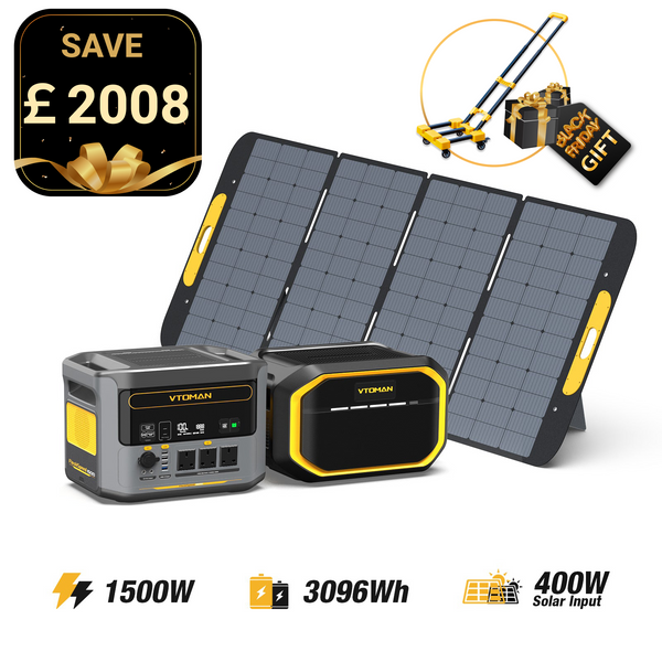 Bundle FlashSpeed 1500+1548Wh Extra Battery+400W Solar Panel