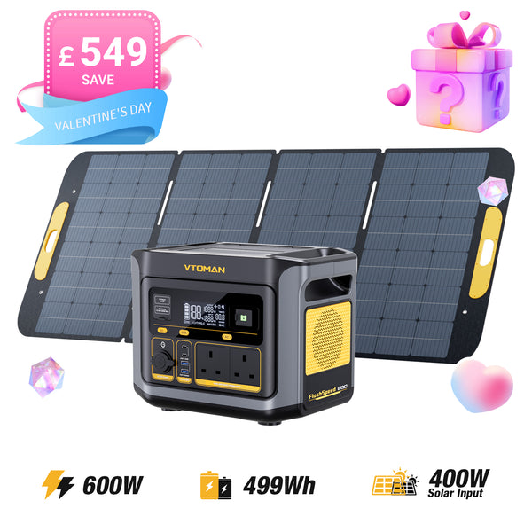 VTOMAN FlashSpeed 600 +400W Solar Panel