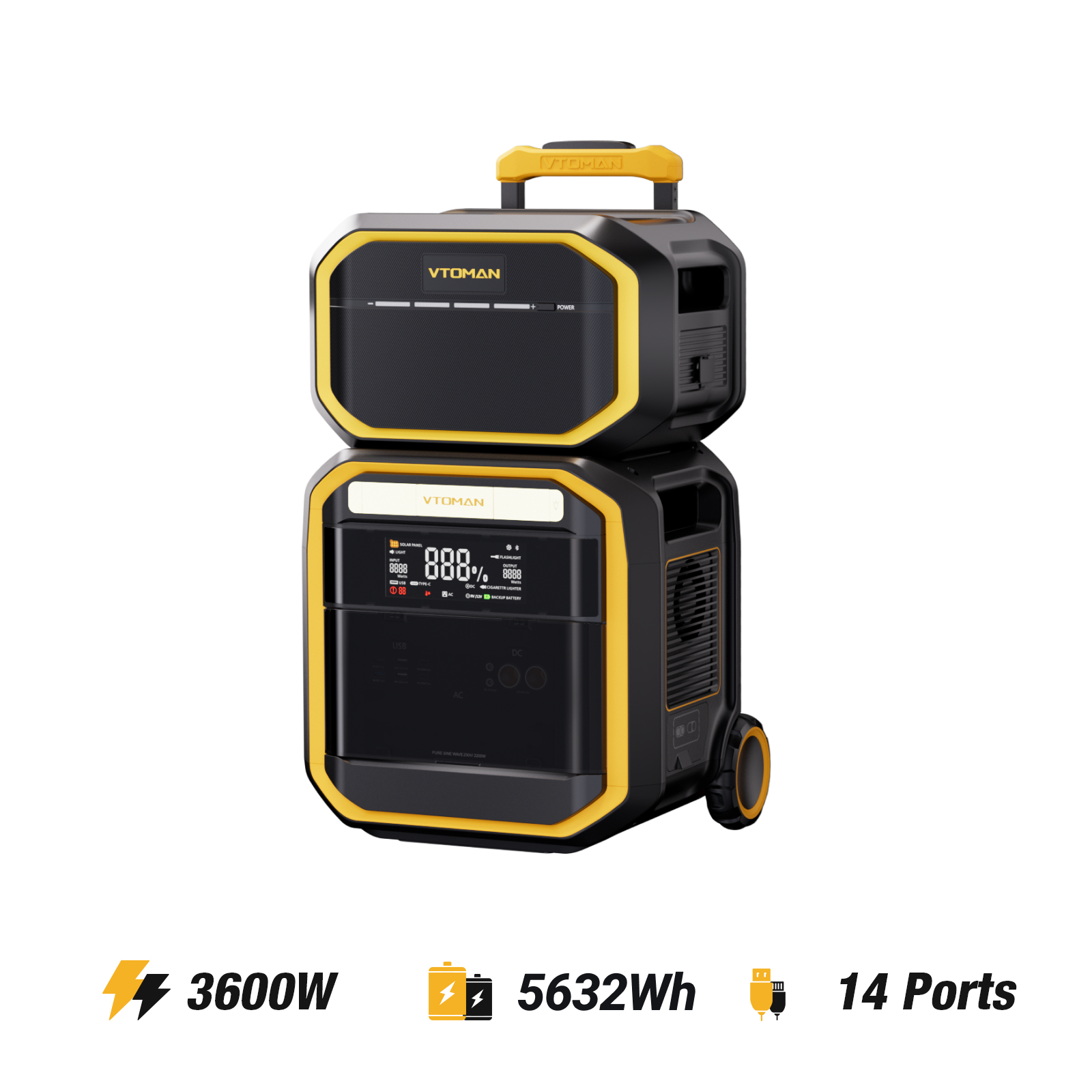 VTOMAN FlashSpeed Pro 3600 Portable Power Station