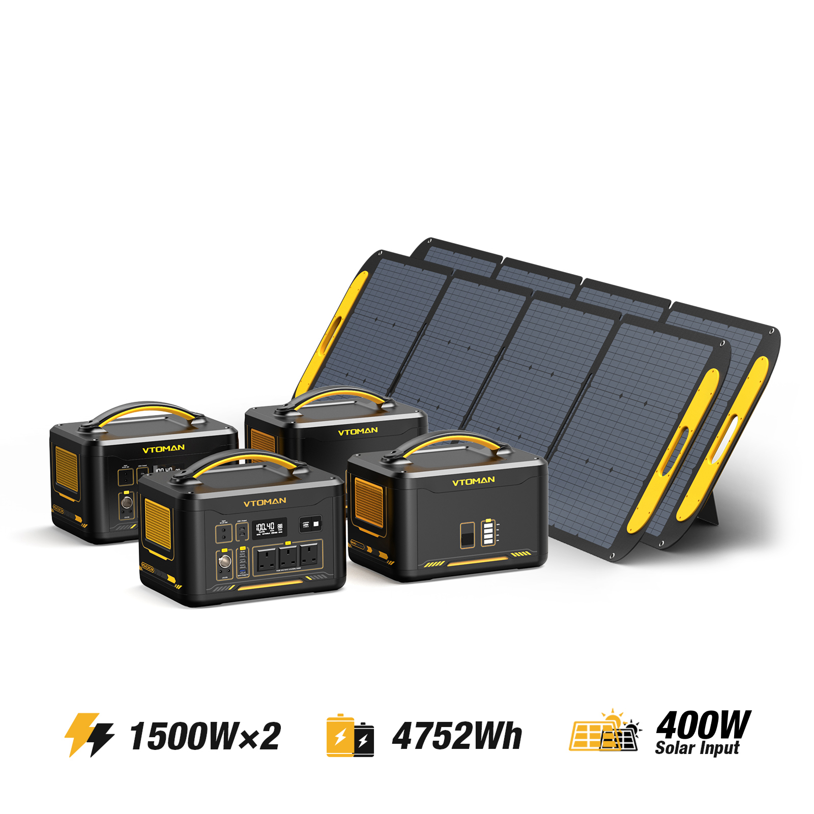 Jump 1500W/4752Wh 400W Solar Generator