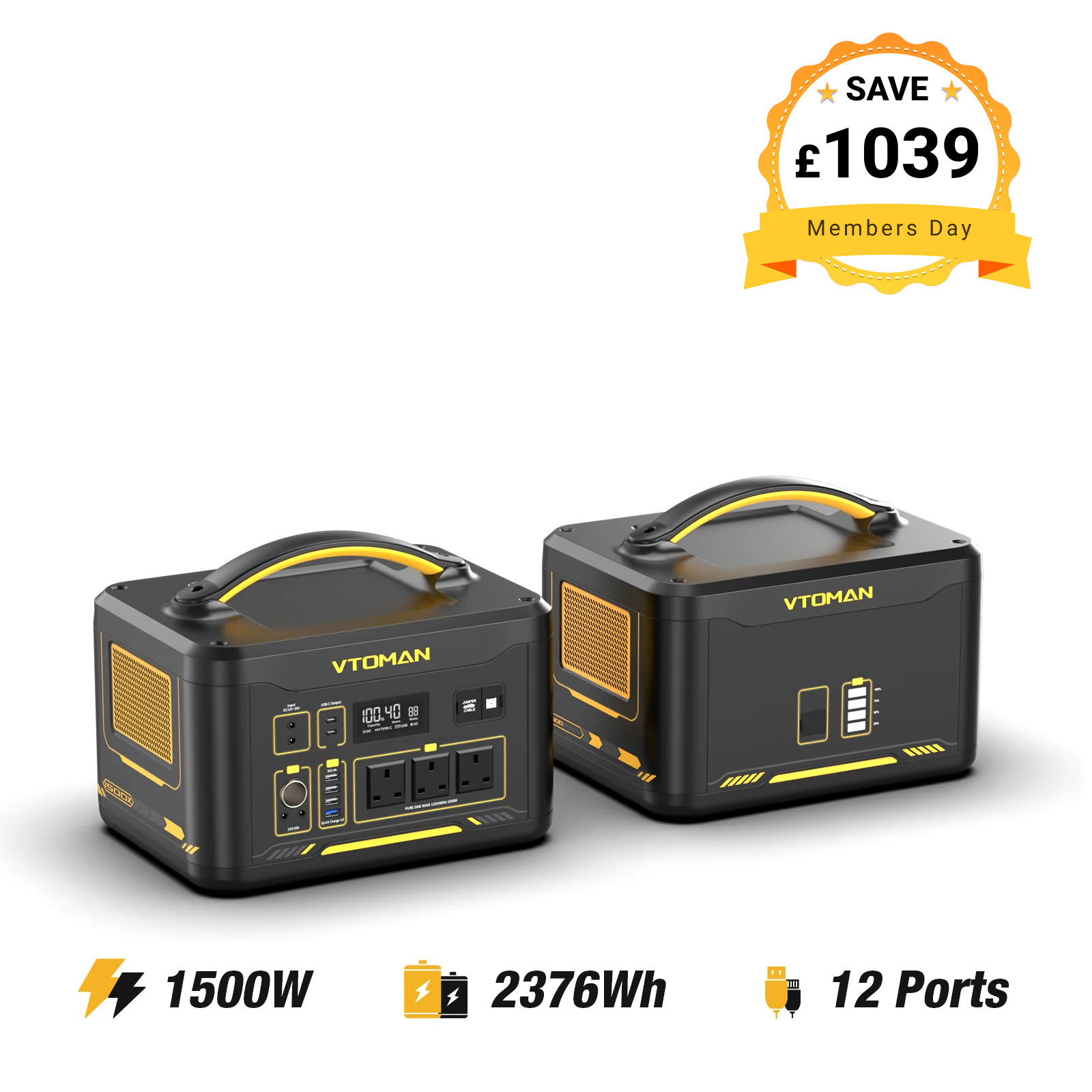VTOMAN Jump 1500 Extra Battery