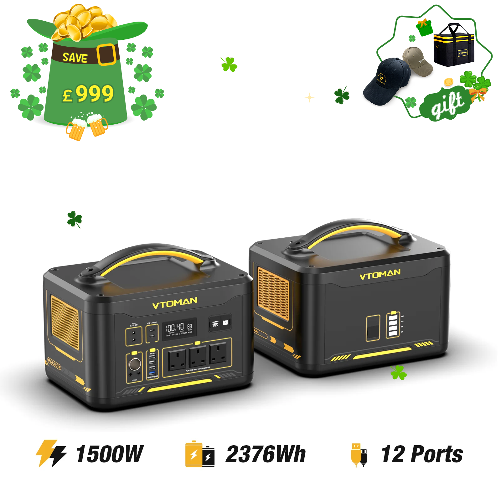 VTOMAN Jump 1500X Portable Power Station