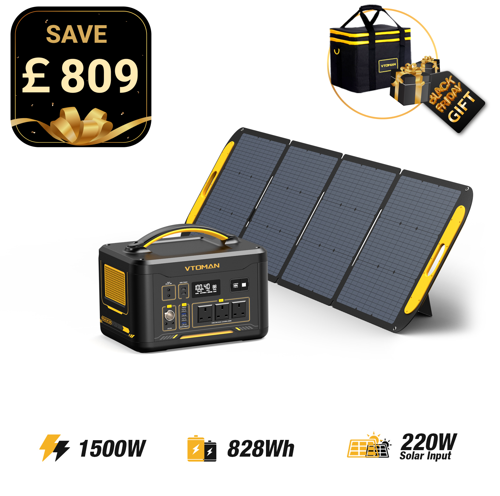 VTOMAN Jump 1500X Portable Power Station