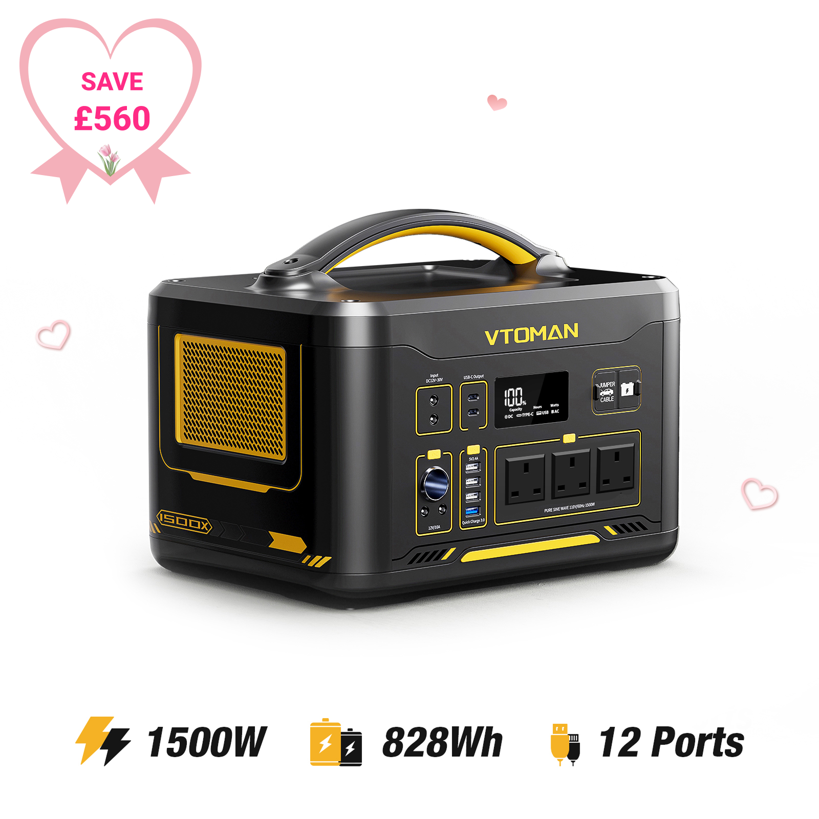VTOMAN Jump 1500X Portable Power Station