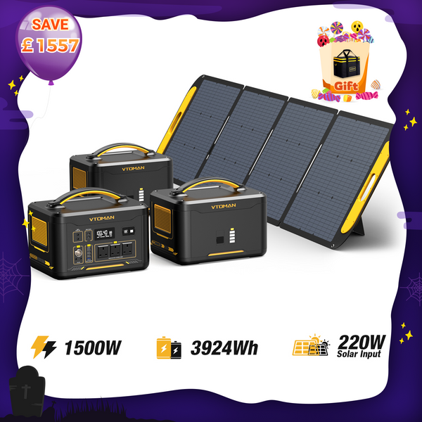 Jump 1500W/3924Wh 220W Solar Generator