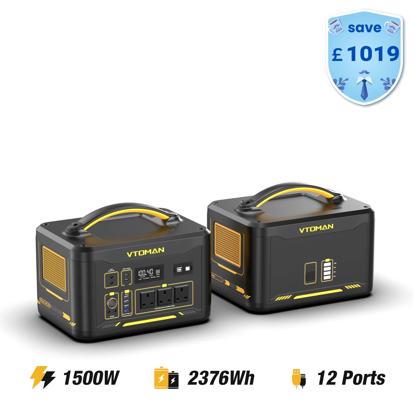 VTOMAN Jump 1500X Portable Power Station