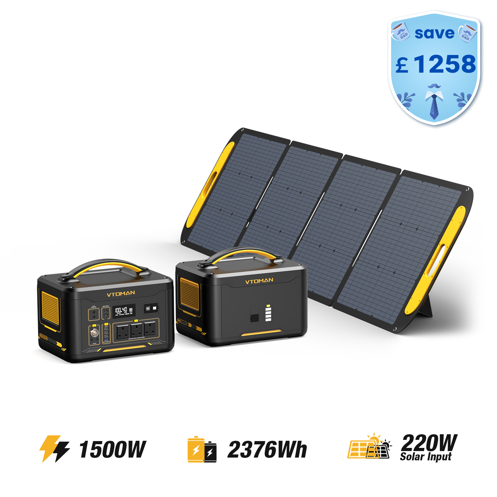 VTOMAN Jump 1500X Portable Power Station