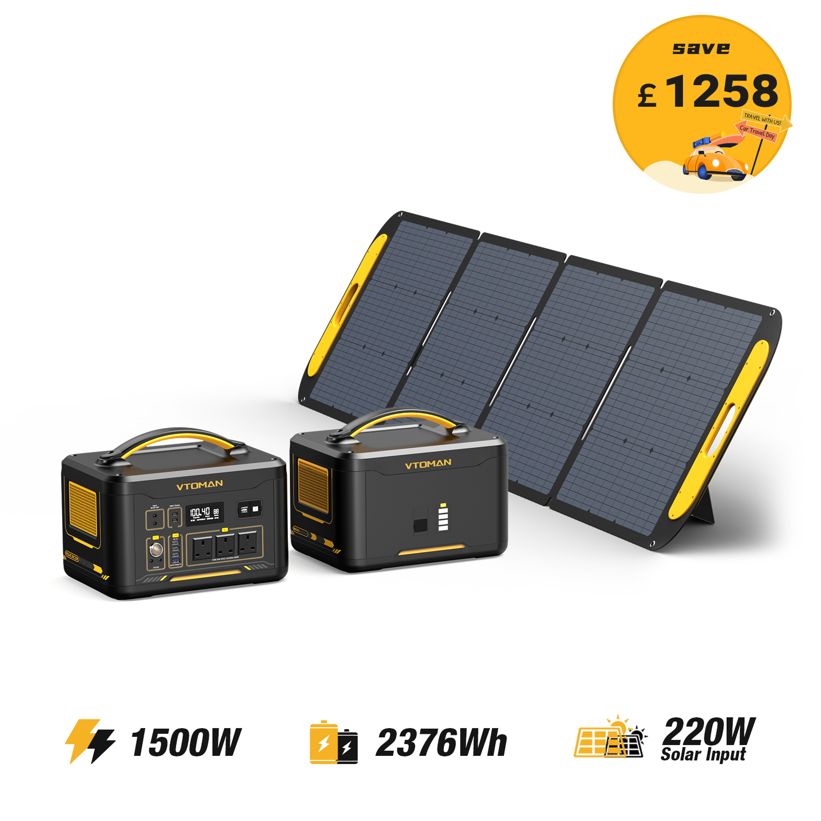 VTOMAN Jump 1500X Portable Power Station