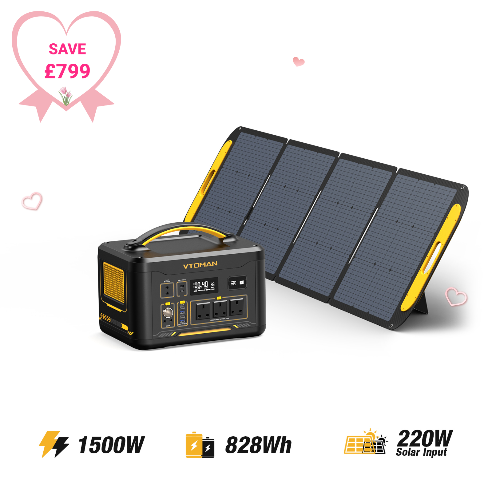 VTOMAN Jump 1500X Portable Power Station