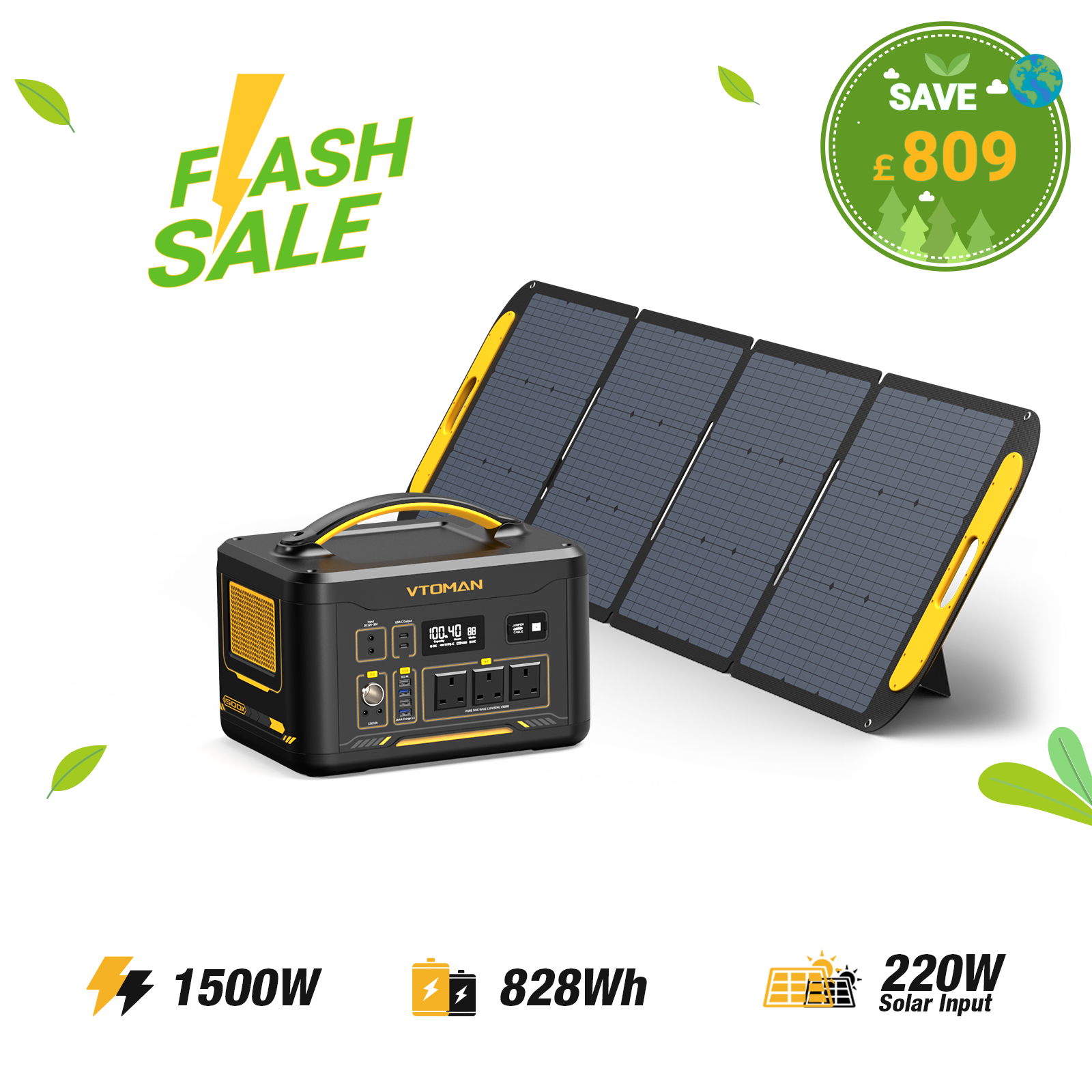 VTOMAN Jump 1500X Portable Power Station