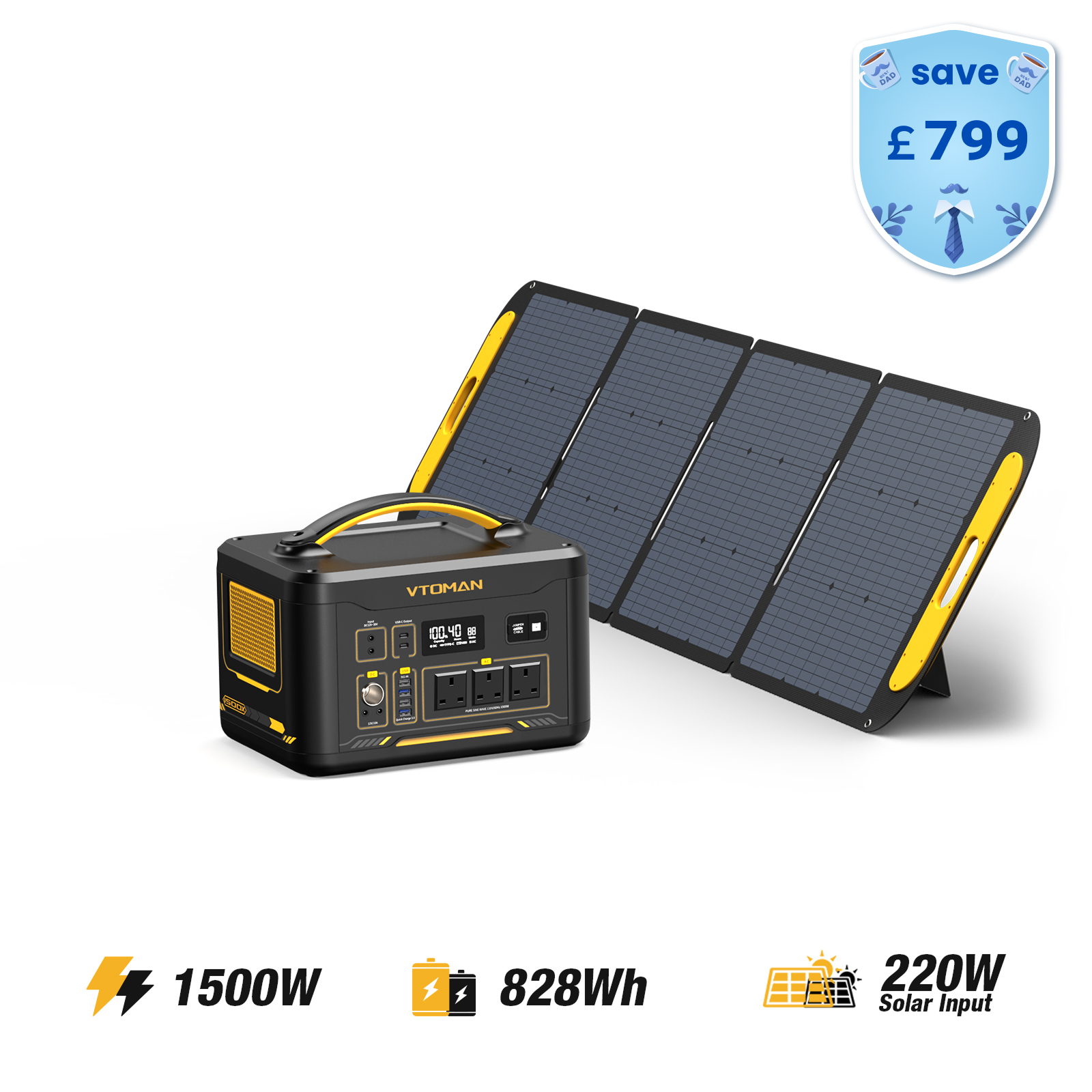 VTOMAN Jump 1500X Portable Power Station