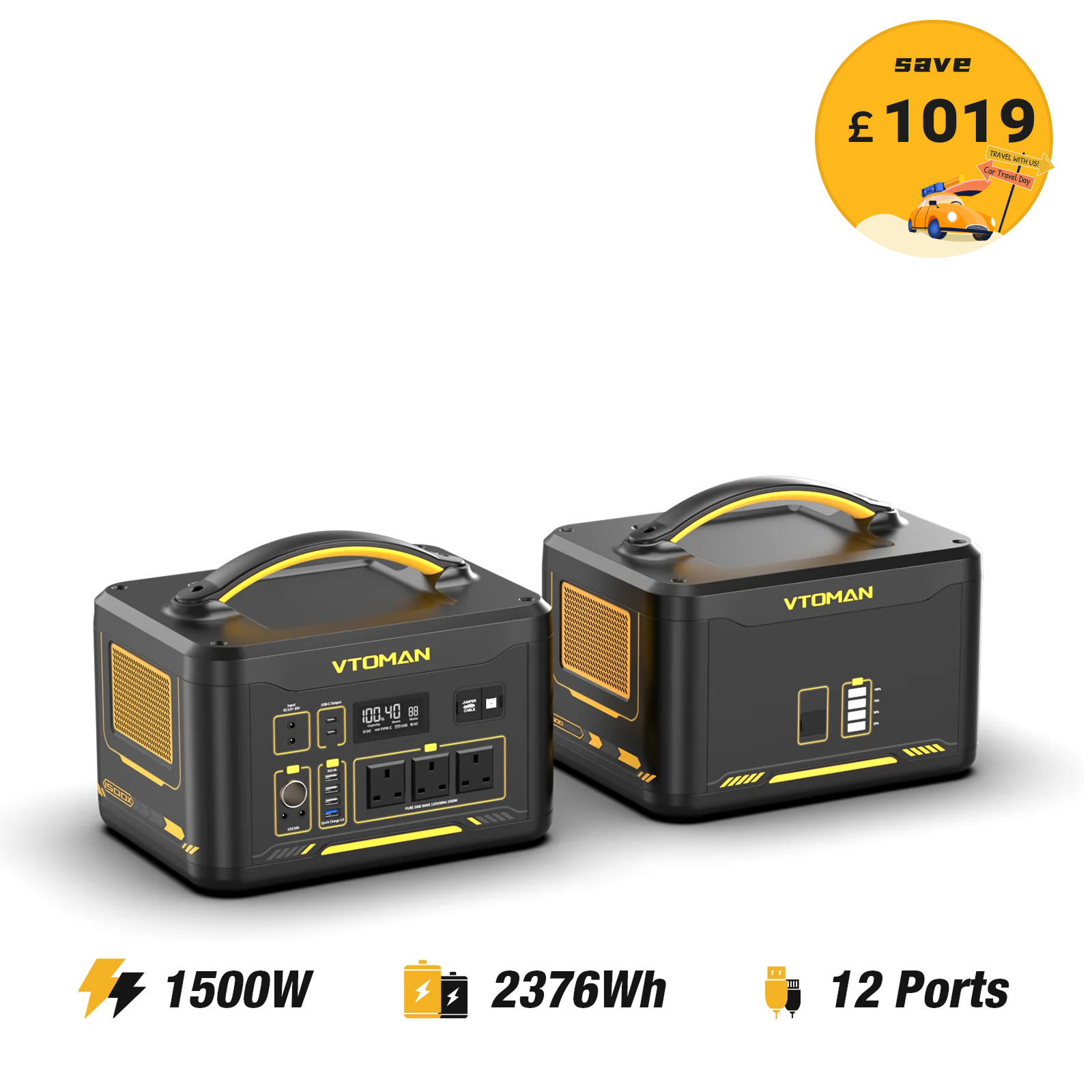 VTOMAN Jump 1500X Portable Power Station